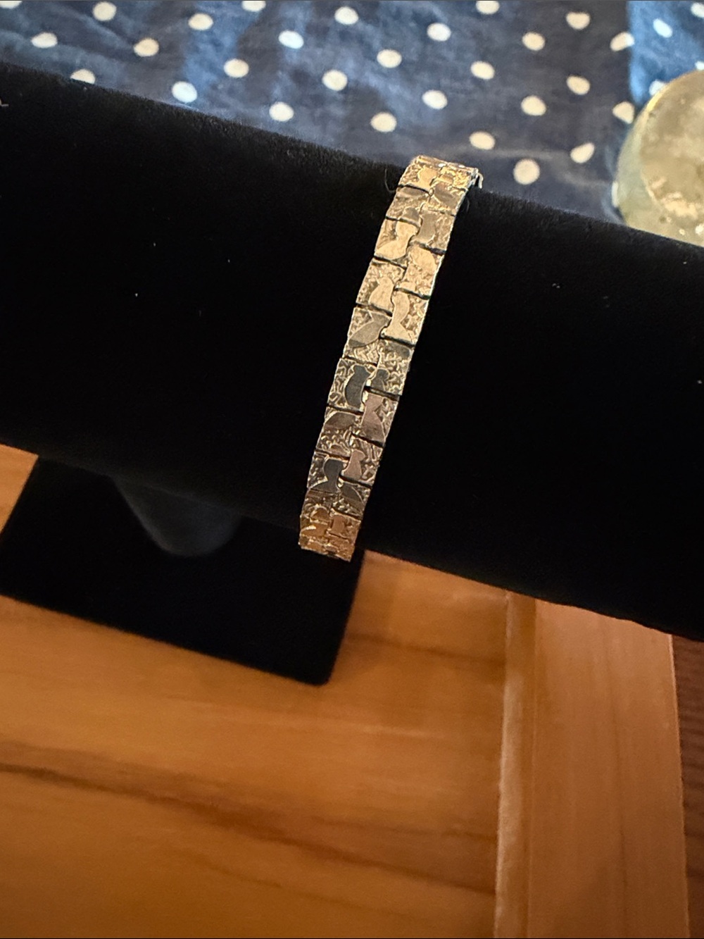 Sterling Silver Textured Box Link Bracelet - Women